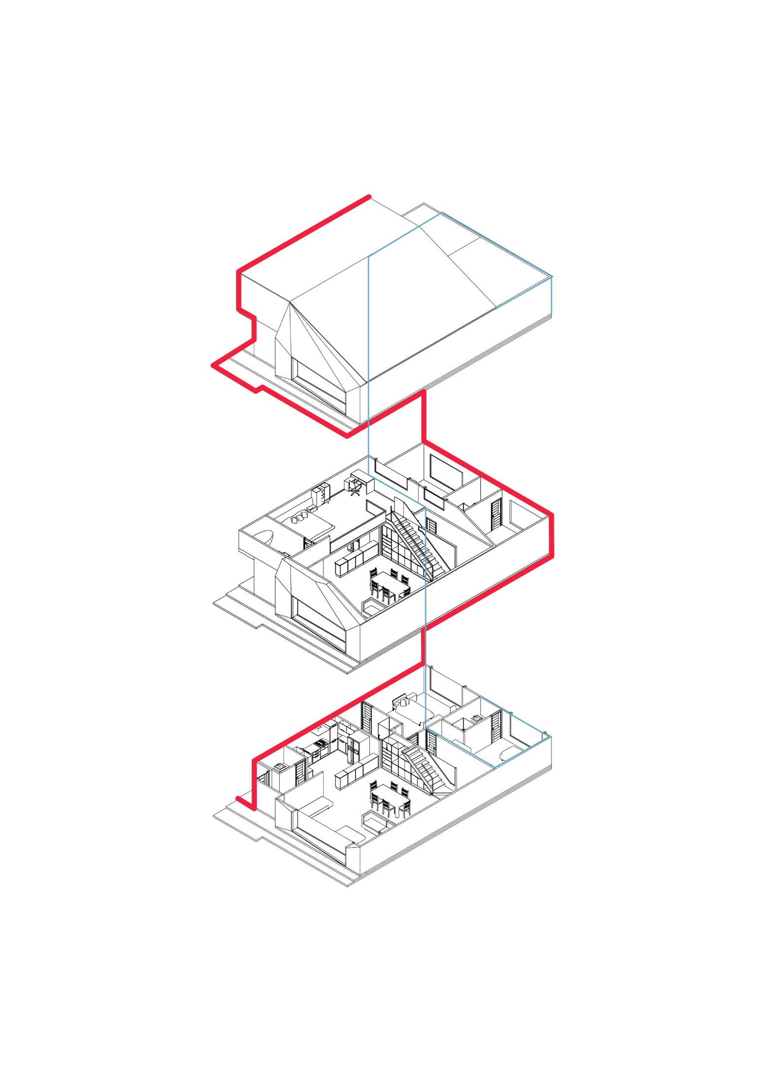 Circulation path mid-sequence