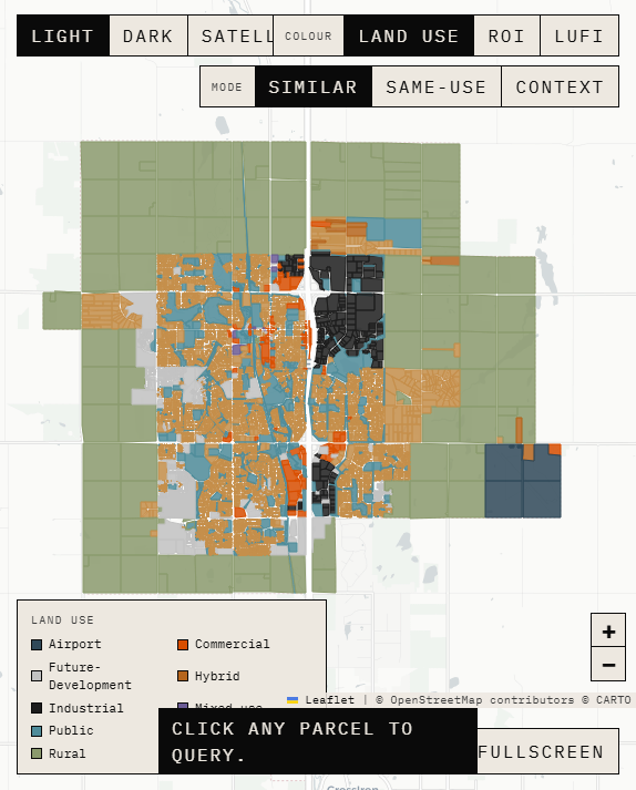 LUFI — From Evaluation to Design — A Vector-Similarity Tool for Land-Use Planning