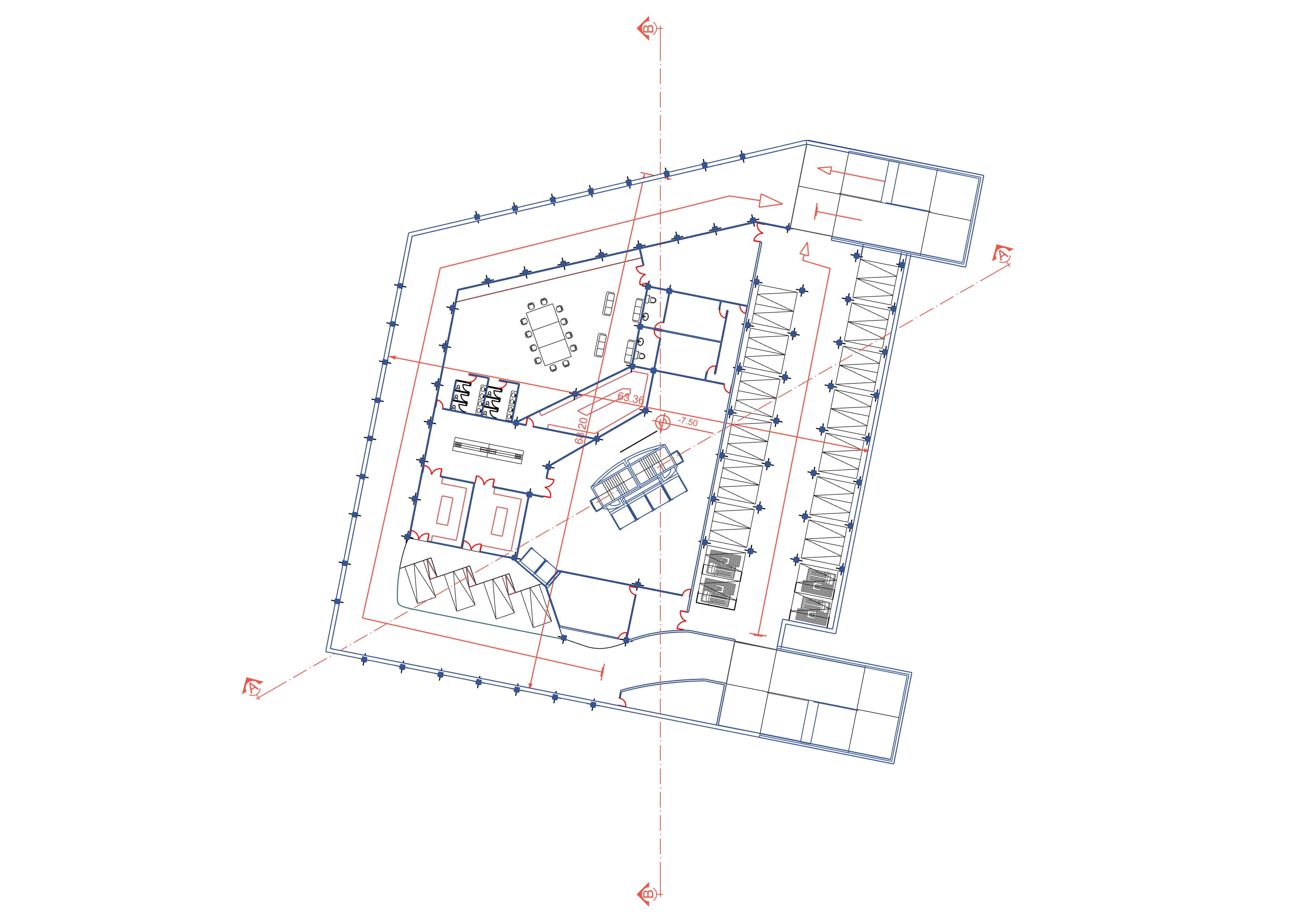 Basement services floor plan