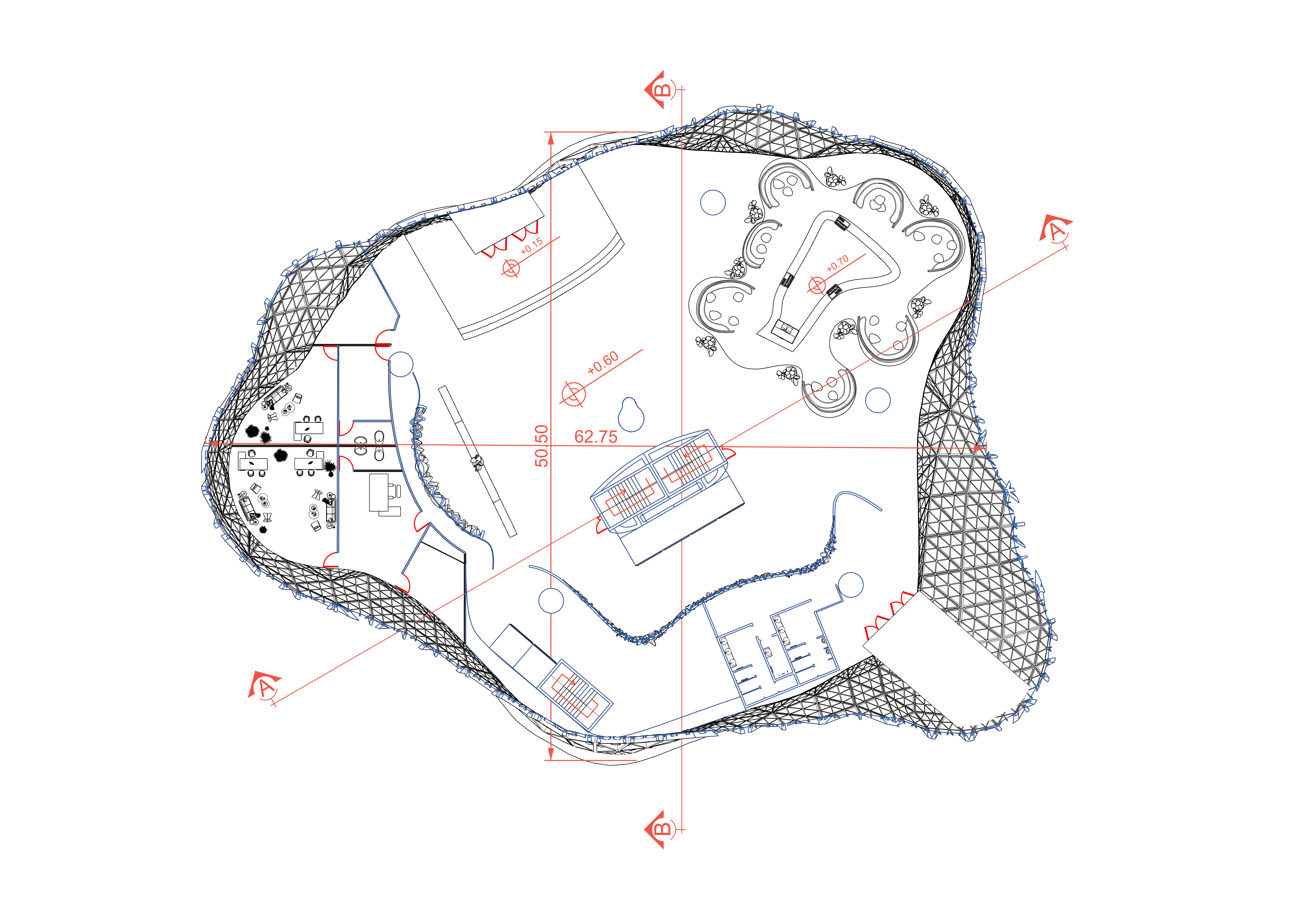 Lobby ground floor plan