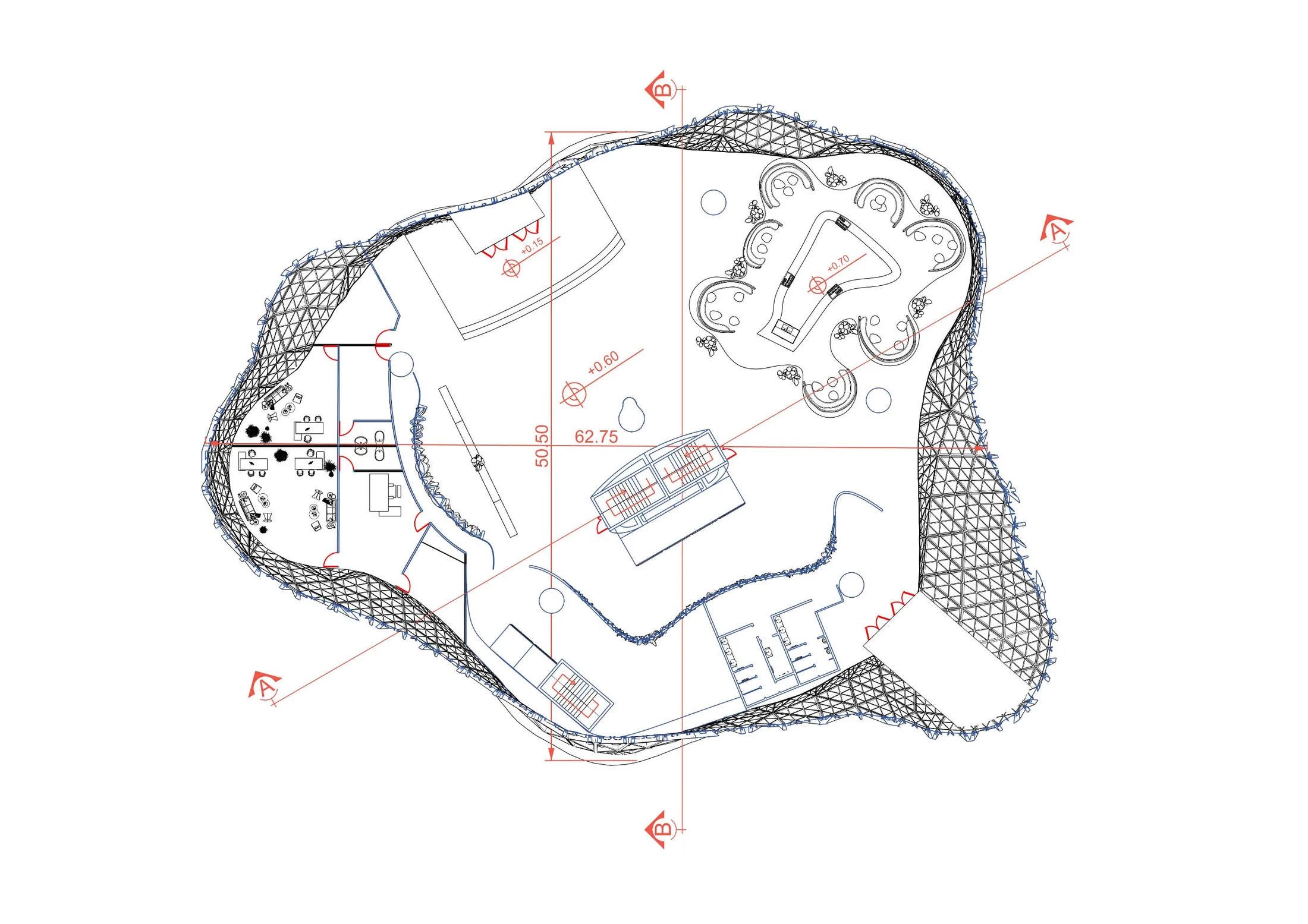 Lobby ground floor plan