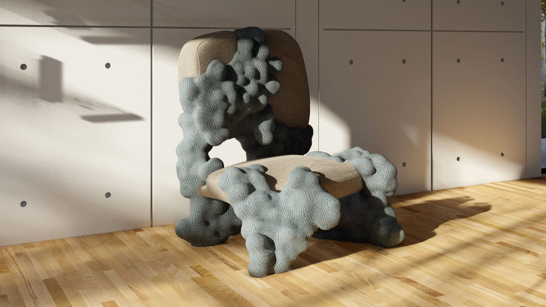 Physo armchair in sunlit interior